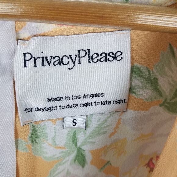 Privacy Please Amsterdam In Flora Mini Dress Floral Print Size Small - Picture 12 of 12